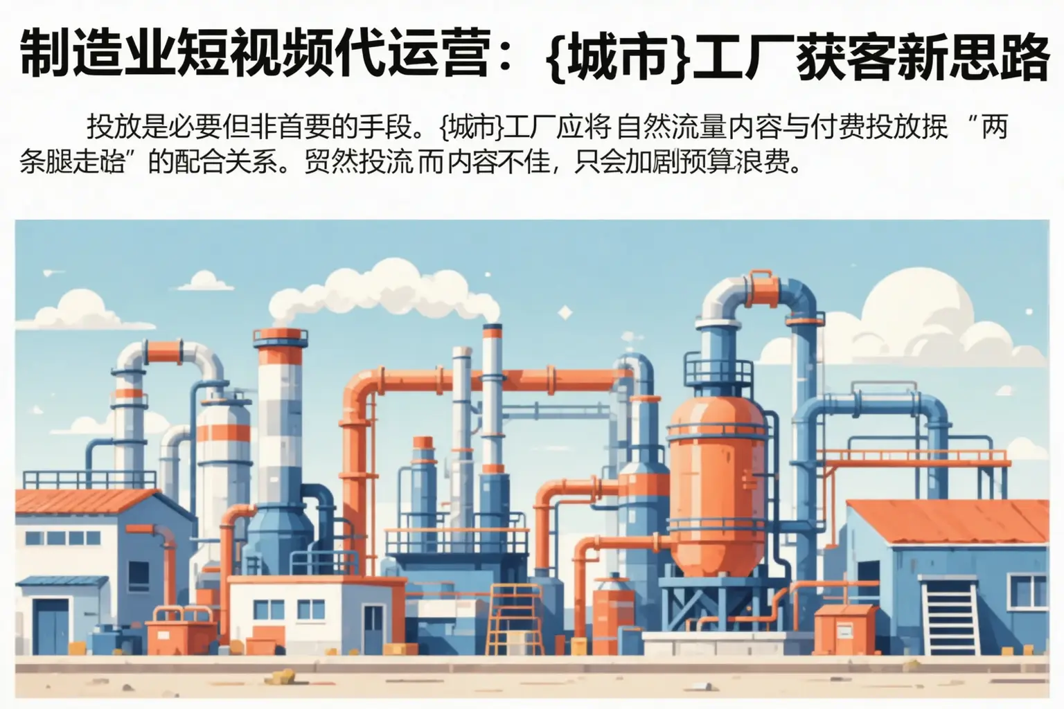 制造业短视频代运营:肇庆工厂获客新思路