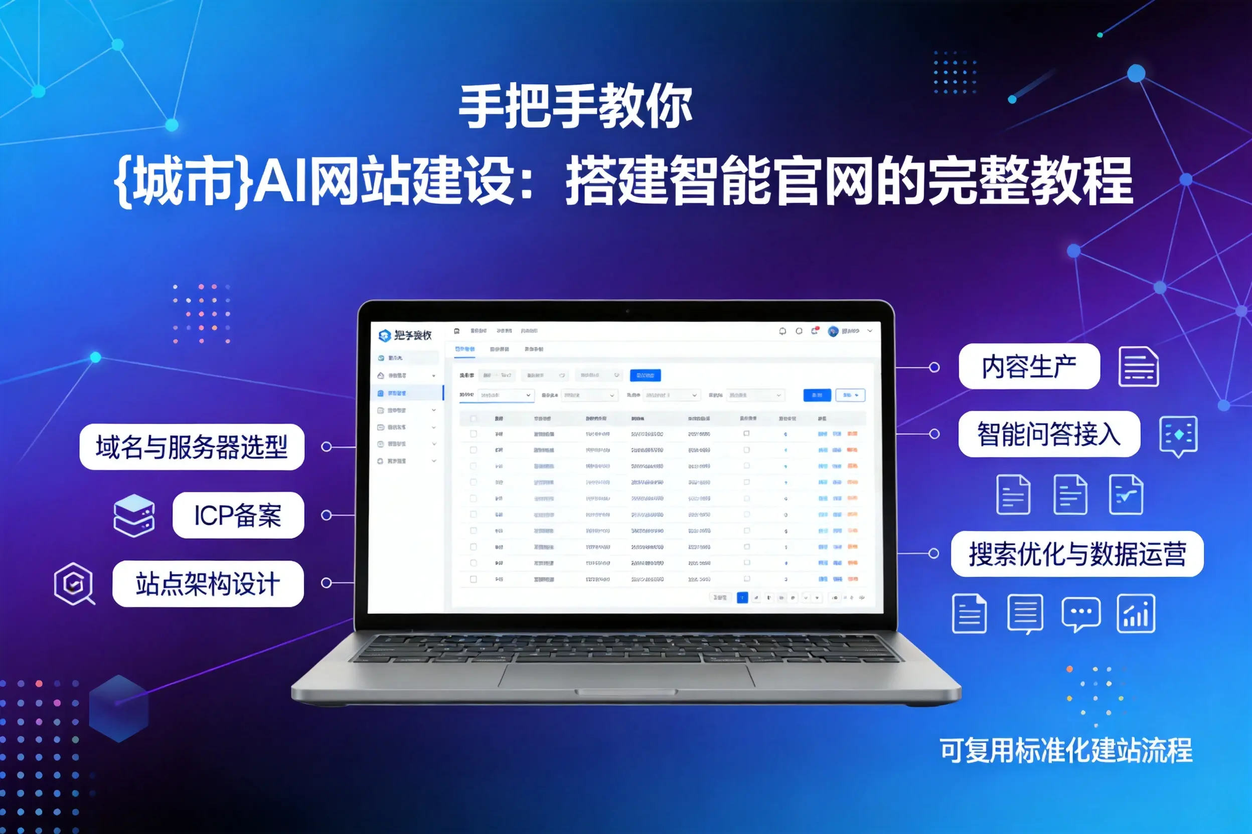 手把手教你肇庆AI网站建设：搭建智能官网的完整教程