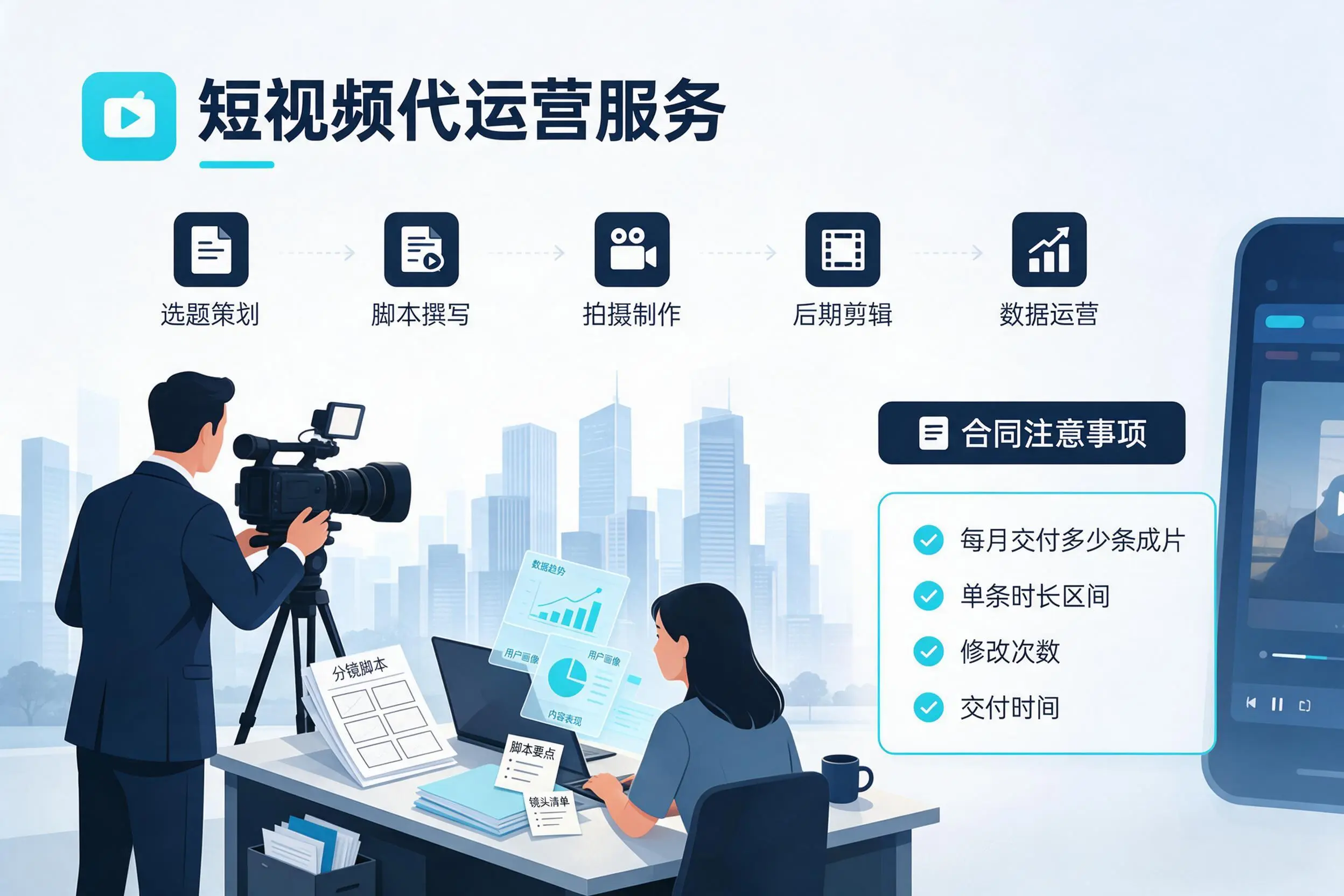 短视频代运营包含哪些服务?肇庆企业常见问题科普