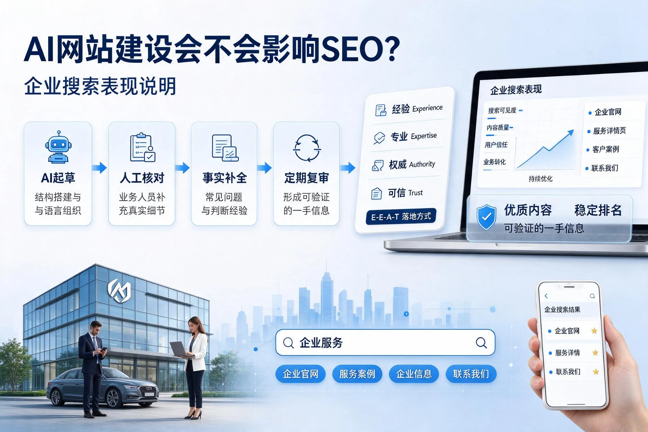AI网站建设会不会影响SEO？肇庆企业搜索表现说明