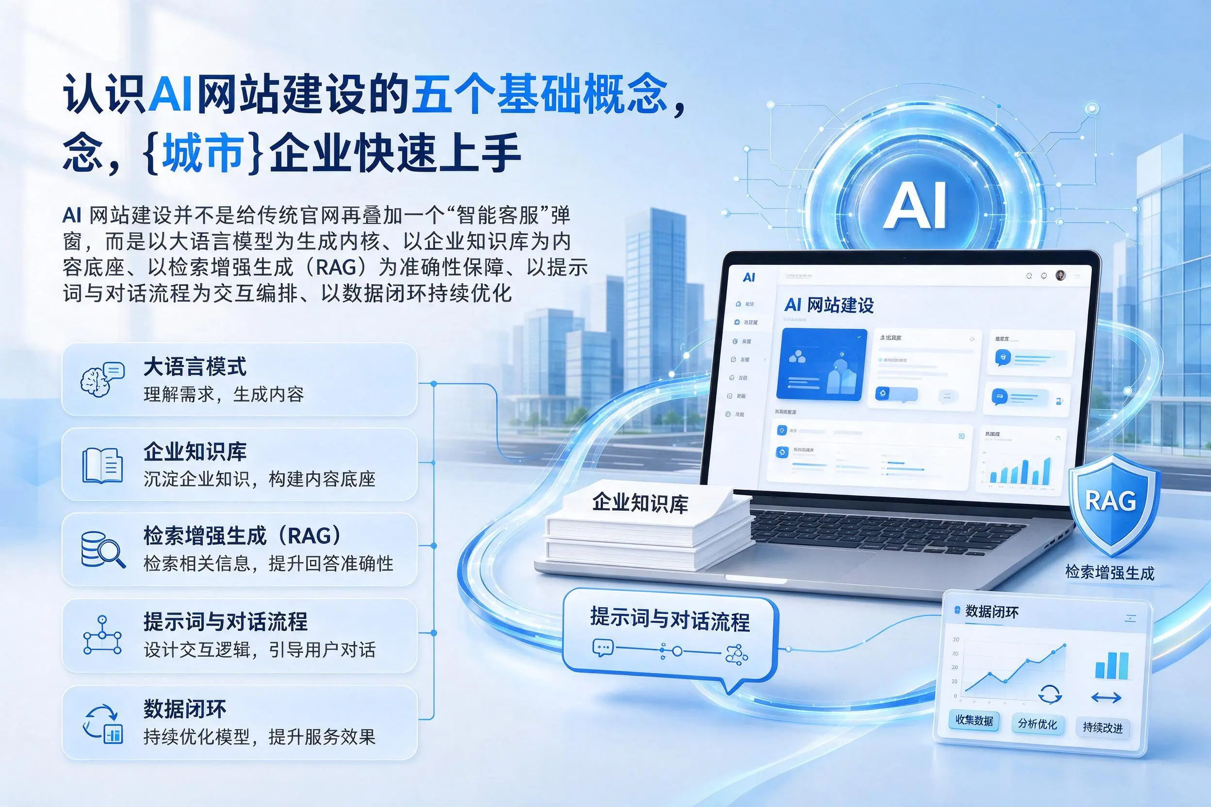 认识AI网站建设的五个基础概念,肇庆企业快速上手