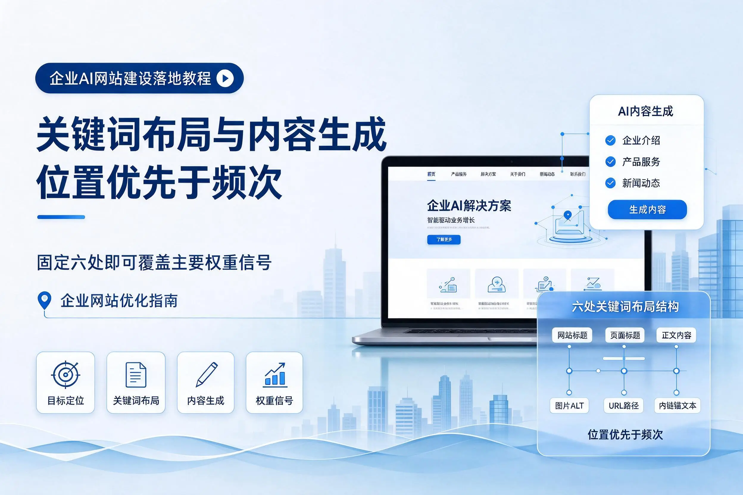 肇庆企业AI网站建设落地教程：关键词布局与内容生成