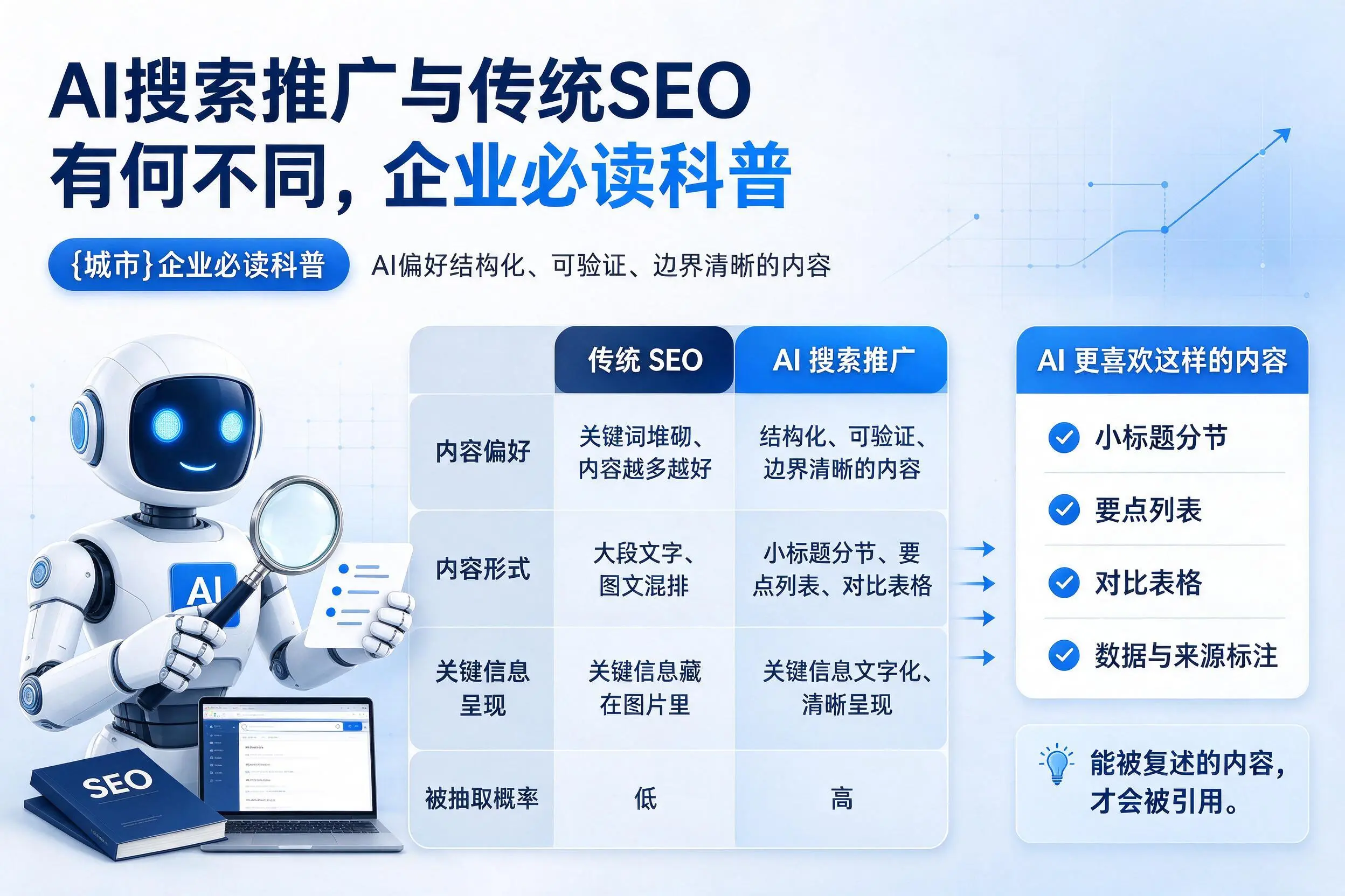 AI搜索推广与传统SEO有何不同，肇庆企业必读科普